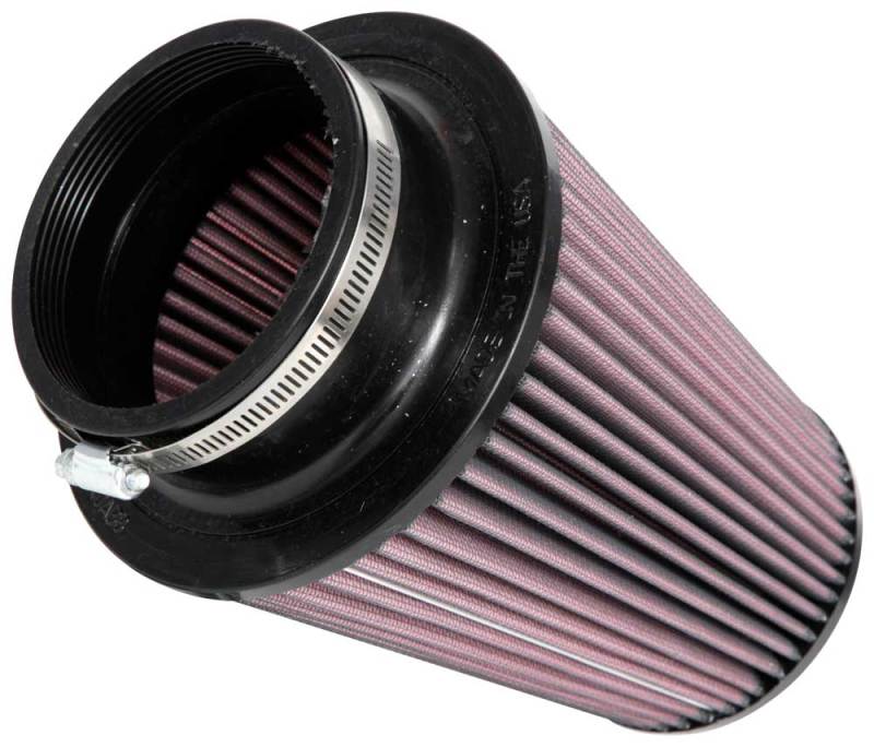 K&N Universal Clamp-On Air Filter 4in FLG / 6-1/2in B / 4-1/2in T / 8in H - 0