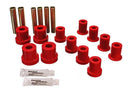 Energy Suspension 73-87 GM Denali XL/Suburban/Yukon XL 4WD Red Front Leaf Spring Bushing Set-2