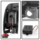 xTune Ford F250/350/450/550 Super Duty 99-07 LED Tail Lights Black Smoke ALT-JH-FF15097-LED-BKSM-10