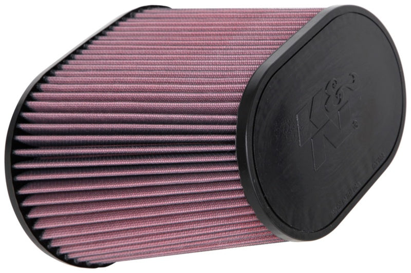 K&N Universal Rubber Filter 4in FLG 9IN x 5-3/4IN B / 7 x 4-1/2IN T / 7-1/2IN H - 0