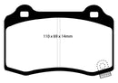 EBC 04-05 Cadillac CTS-V 5.7 Bluestuff Rear Brake Pads-4