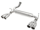 aFe Rebel Series 2.5in 409 SS Axle-Back Exhaust Polished 07-18 Jeep Wrangler (JK) V6-3.6L/3.8L-10