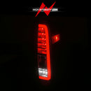 ANZO 2005-2021 Nissan Frontier LED Taillights Black Housing/Clear Lens-7