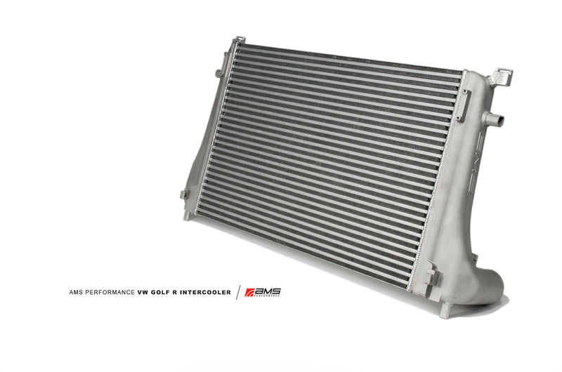 AMS Performance 2015+ VW Golf R MK7 Front Mount Intercooler Upgrade w/Cast End Tanks - 0