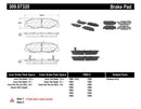 StopTech Performance 04-08 Cadillac XLR/XLR-V / 97-10 Chevrolet Corvette Rear Brake Pads-8
