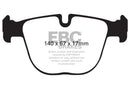 EBC 10+ BMW X5M 4.4 Twin Turbo Redstuff Rear Brake Pads-4