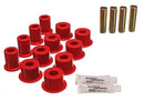 Energy Suspension 95-97 Toyota Tacoma / 89 4Runner / 89-95 Pick Up Red Rear Leaf Spring Shackle Bush-2