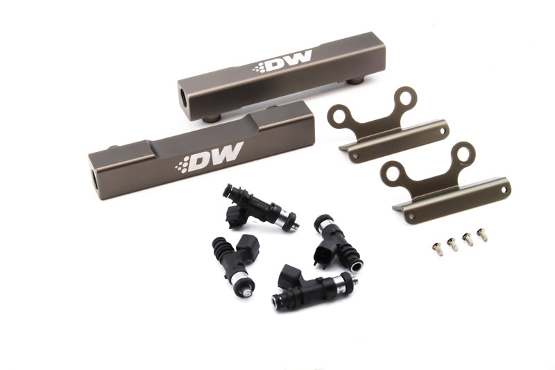DeatschWerks 02+ Subaru WRX / 07+ STI/LGT Top Feed Fuel Rail Upgrade Kit w/ 1000cc Injectors - 0