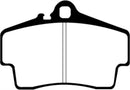EBC 98-05 Porsche 911 (996) (Cast Iron Rotor only) 3.4 Carrera 2 Redstuff Rear Brake Pads-5