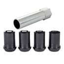 McGard Wheel Lock Nut Set - 4pk. (Tuner / Cone Seat) M12X1.5 / 13/16 Hex / 1.24in. Length - Black-7