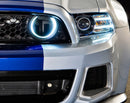 Oracle Ford Mustang 10-13 WP LED Fog Halo Kit (Grille Style) - White-3
