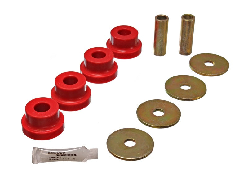 Energy Suspension 70-78 Nissan 240Z/260Z/280Z Red Differential Carrier (Mustache Bar) Bushings - 0