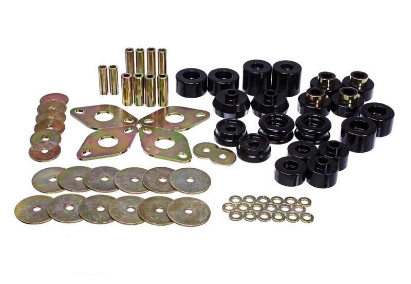 Energy Suspension 00-02 Toyota 4-Runner 2WD/4WD Black Body Mount Bushing Set - 0