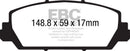 EBC 12+ Acura RDX 3.5 Yellowstuff Front Brake Pads-5