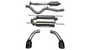 Corsa 2012-2025 Scion FRS / Subaru BRZ Black Tip Sport Cat-Back Exhaust-1