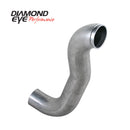 Diamond Eye DWNP 4in TB SGL W/ HX40 FLANGE AL DODGE 5.9L 2500/3500 89-93 4X4 ONLY-3