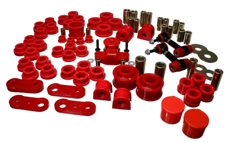 Energy Suspension 08-12 Subaru Impreza WRX Red Hyper-Flex Master Bushing Set - 0