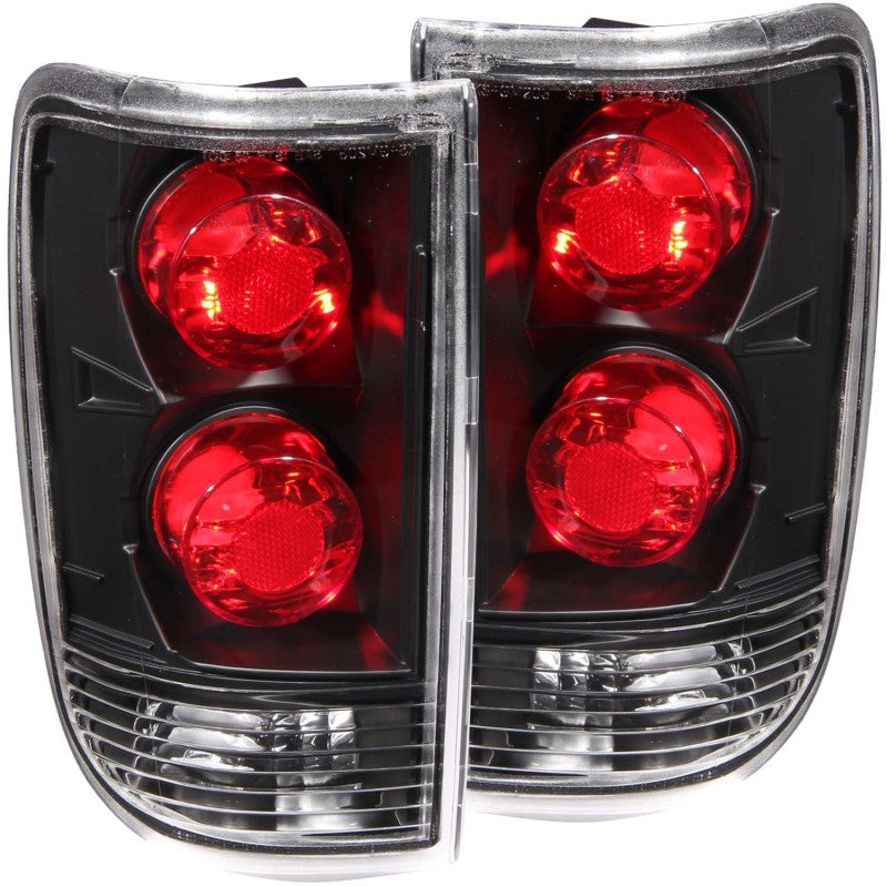 ANZO 1995-2005 Chevrolet Blazer Taillights Dark Smoke