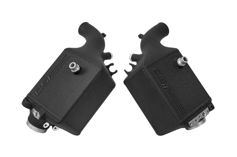 CSF 16-21 BMW M5 (F90) / 17-21 BMW M8 (F91/F92/F93) Twin Charge-Air-Cooler Set - Crinkle Black - 0