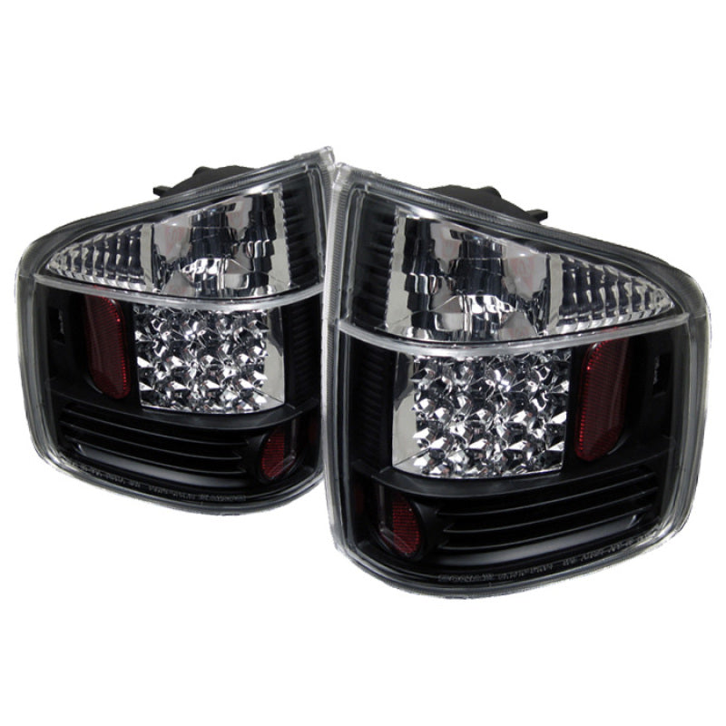 Spyder Chevy S10 94-04/GMC Sonoma 94-04/Isuzu Hombre 96-00 LED Tail Lights Blk ALT-YD-CS1094-LED-BK - 0