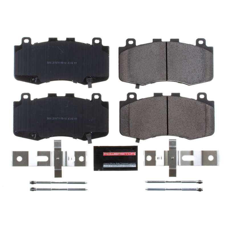 Power Stop 18-19 Jeep Grand Cherokee Front Z23 Evolution Sport Brake Pads w/Hardware - 0