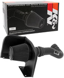K&N 07-08 Chevy Silverado 1500 4.8L/5.3L V8 / 07-08 GMC Yukon 4.8L/5.3L V8 Black Perf Intake Kit-18