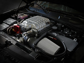 aFe 19-23 Dodge Challenger Hellcat V8-6.2L Magnum FORCE Stage2 Cold Air Intake System w/Pro DRY S - 0