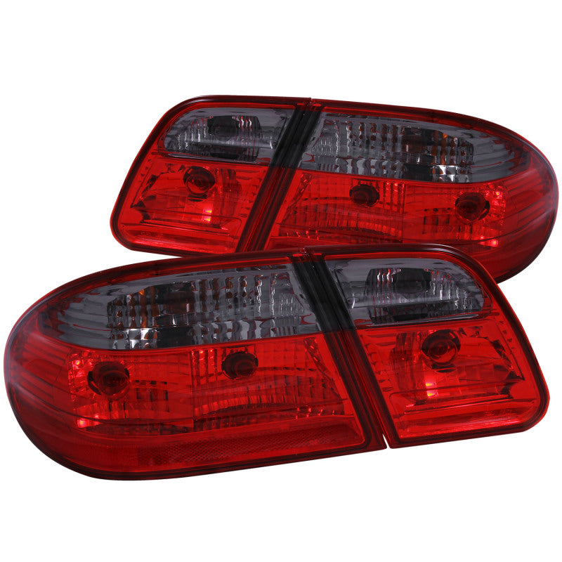 ANZO 1996-2002 Mercedes Benz E Class W210 Taillights Red/Smoke G2 - 0