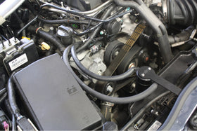 J&L 12-15 Chevrolet Camaro ZL1 6.2L Passenger Side Oil Separator 3.0 - Black Anodized - 0