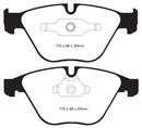 EBC 11+ BMW Z4 3.0 Twin Turbo iS (E89) Redstuff Front Brake Pads-4