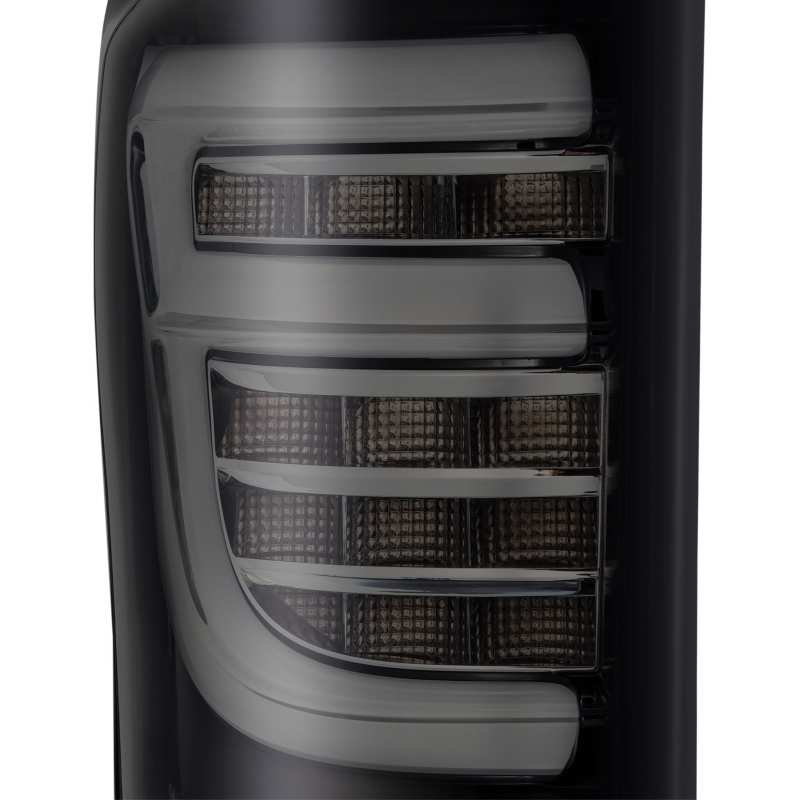 AlphaRex 15-17 Ford F-150 (Excl Models w/Blind Spot Sensor) PRO-Series LED Tail Lights Jet Black - 0