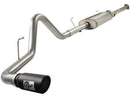 aFe MACHForce XP Exhausts Cat-Back SS-409 EXH CB Toyota Tundra 10-11 V8-5.7L 145.7 WB (blk tip)-1