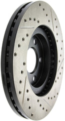 StopTech 03-09 Chrysler PTCruiser Tur / 03-05 Dodge Neon SRT-4 Front Right Slotted & Drilled Rotor-7