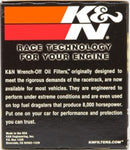 K&N Oil Filter OIL FILTER; AUTOMOTIVE-10
