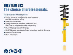 Bilstein B12 (Pro-Kit) 06-10 Dodge Charger V6/V8 2.7L/3.5L/5.7L Front & Rear Suspension Kit - 0