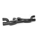 MBRP 14-19 Porsche GT3/GT3RS 3in Center Muffler Bypass 4in Tips - Black Coated-3