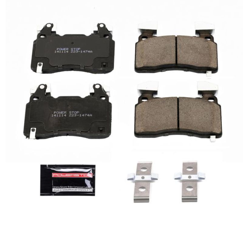 Power Stop 15-19 Cadillac CTS Front Z23 Evolution Sport Brake Pads w/Hardware - 0