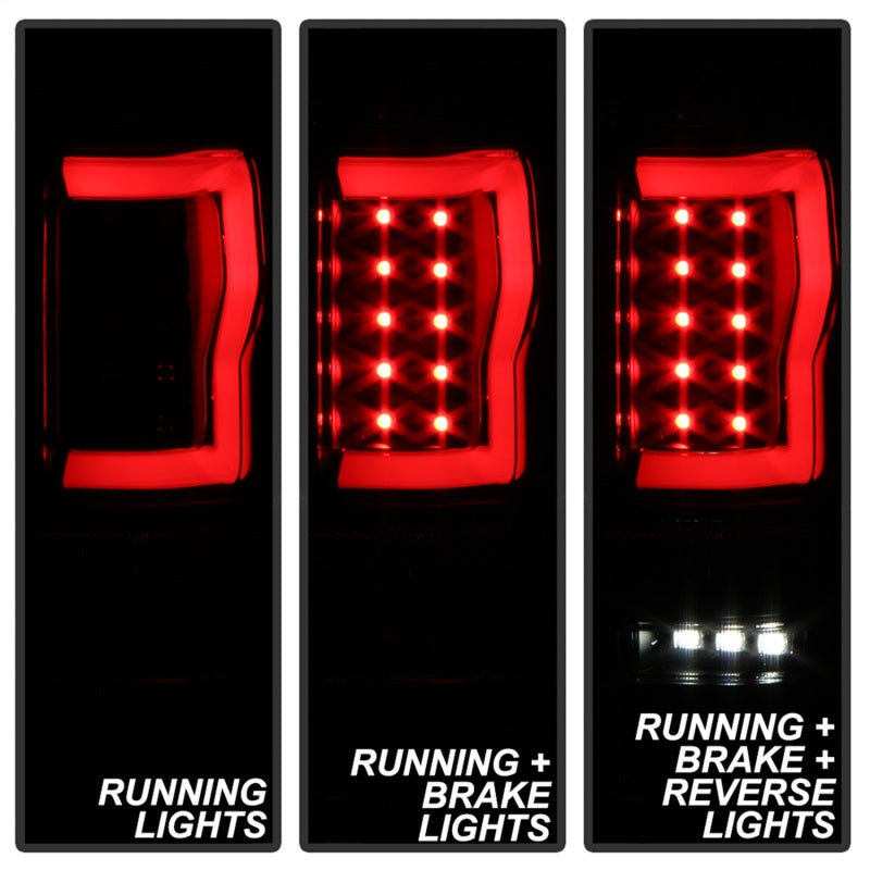 Spyder Ford F150 04-08 Styleside Tail Light V2 - LED - Black Smoke ALT-YD-FF15004V2-LBLED-BSM - 0