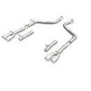 MagnaFlow Axle-Back, SS, 2.5in, Quad Split Rear 3.5in Tip 2015 Dodge Challenger 3.6L V6-41