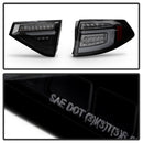 Spyder 08-14 Subara Impreza WRX Hatchback LED Tail Lights Seq Signal Blk Smoke ALT-YD-SI085D-SEQ-BSM-9