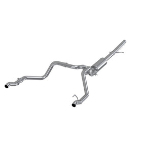 MBRP 2019 Chevrolet Silverado 1500 4.3L/5.3L 2.5in Cat Back Dual Rear Exit - T304 - 0