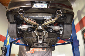 Injen 08-13 Infiniti G37 V6 3.7L RWD Coupe Only 76mm Stainless Steel Exhaust w/ Titanium Tips - 0