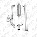 MBRP 2007-2008 Chev/GMC 1500 CC EC 6ft6in bed 4.8/5.3L 3in Cat Back Single Side AL P Series Exhaust-8