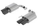 Borla 18-19 Ford Mustang GT 5.0L 2.5in S-Type Exhaust w/o Valves (Rear Section Only) - Black Chrome-1