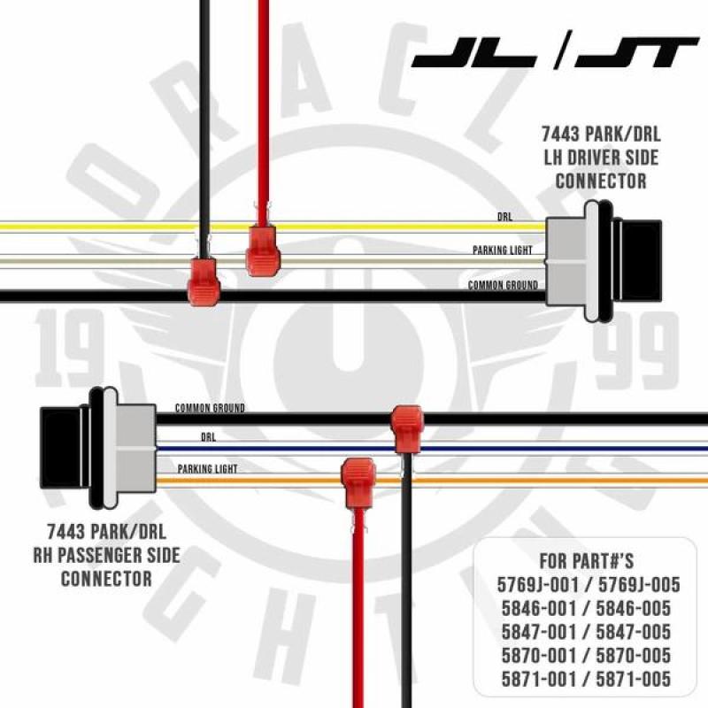 Oracle Pre-Runner Style LED Grille Kit for Jeep Gladiator JT - Amber