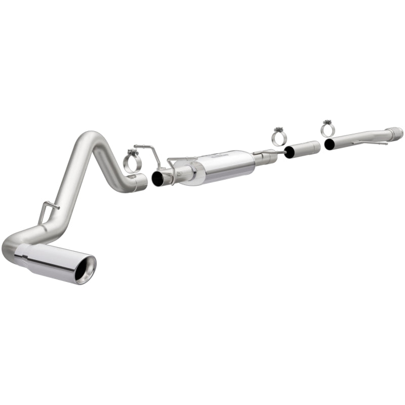 Magnaflow 14 Chevy Silverado V8 5.3L CC/EC Cab Single P/S Rear Exit Stainless Cat Back Perf Exhaust - 0