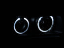 ANZO 1992-1998 BMW 3 Series E36 Projector Headlights w/ Halo Black (CCFL) G2-3