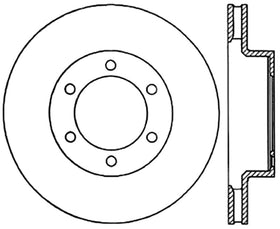 Stoptech 03-09 Toyota 4Runner / 05-14 Toyota FJ Cruiser Front Performance Cryo Brake Rotor - 0