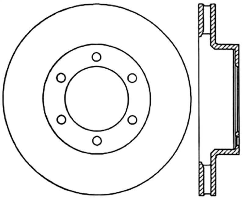 StopTech Power Slot 05-09 Toyota Tacoma/03-09 4 Runner Slotted Right Front Cryo Rotor - 0