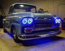 Oracle Pre-Installed Lights 5.75 IN. Sealed Beam - Green Halo-9